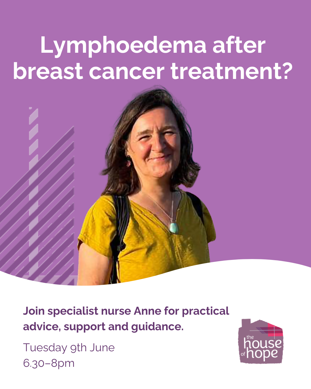 Lymphoedema Information evening with Anne