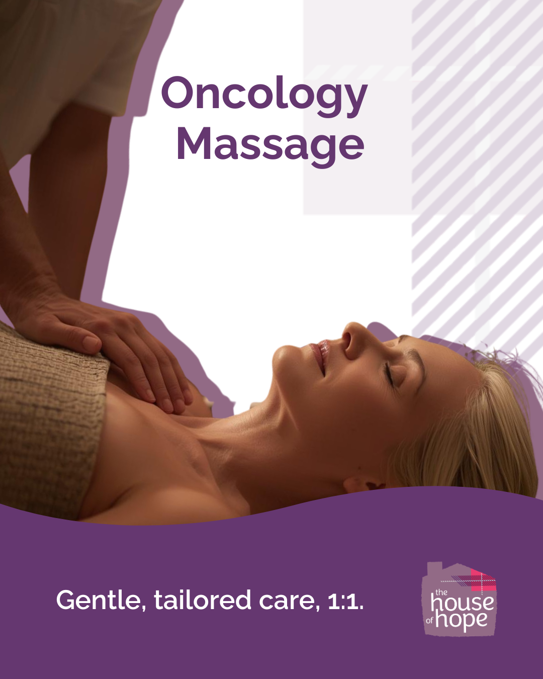 1:1 Sessions – Oncology Massage