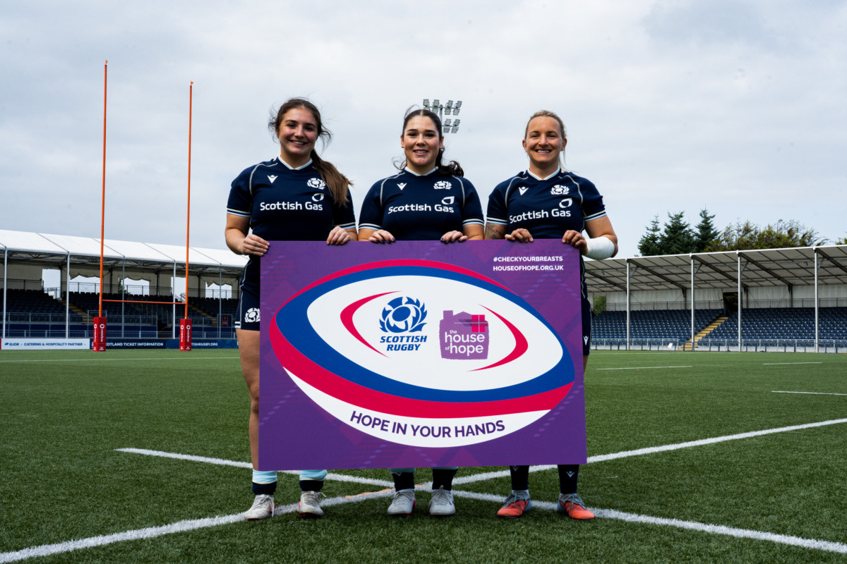 House of Hope working with Scottish Rugby for Breast Cancer Awareness Month